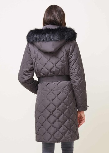 Phase Eight Danny Quilted Puffer Coats Grey Canada | LCJGMZ-569